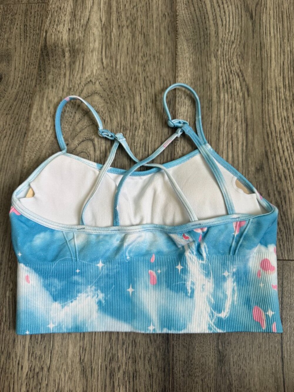 Hesh Forever "Everson Seamless" Huxley Bra in Lightning Sky - S - Picture 2 of 2